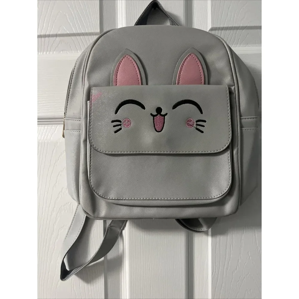 Economic PU Rabbit Ears Backpack New Shoulder Bag GR25